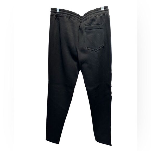 NWT Create 2mrw Men’s Black White Geometric Joggers Pants Drawstring- Size L - Picture 10 of 10